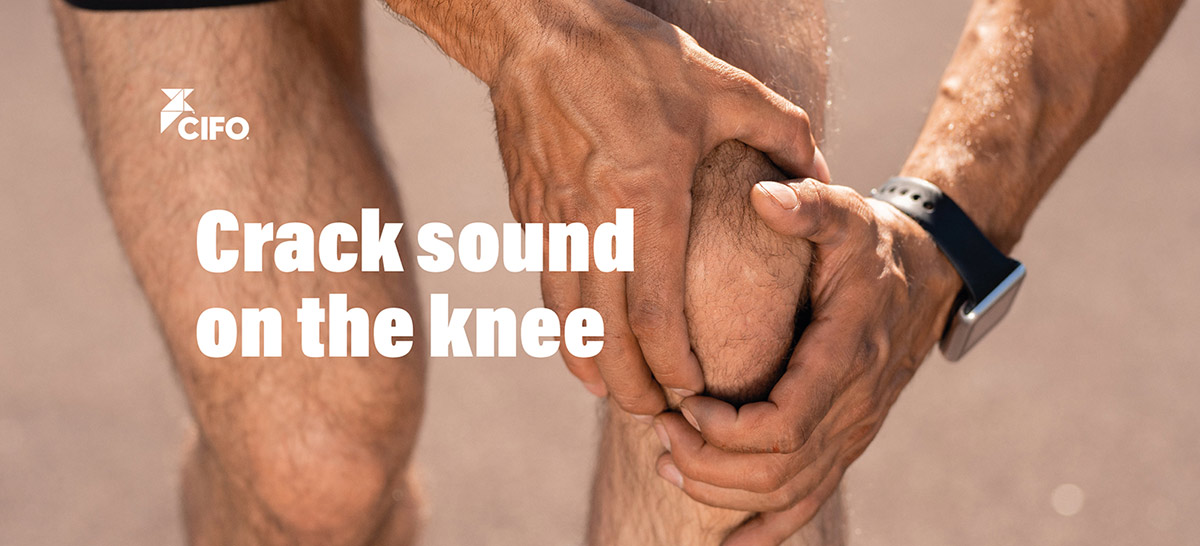 Crack sound in the knee