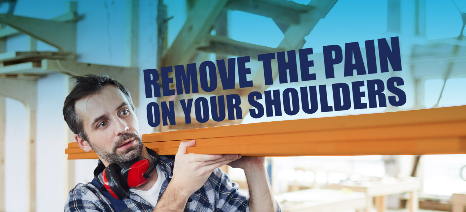 Remove the pain on your shoulders