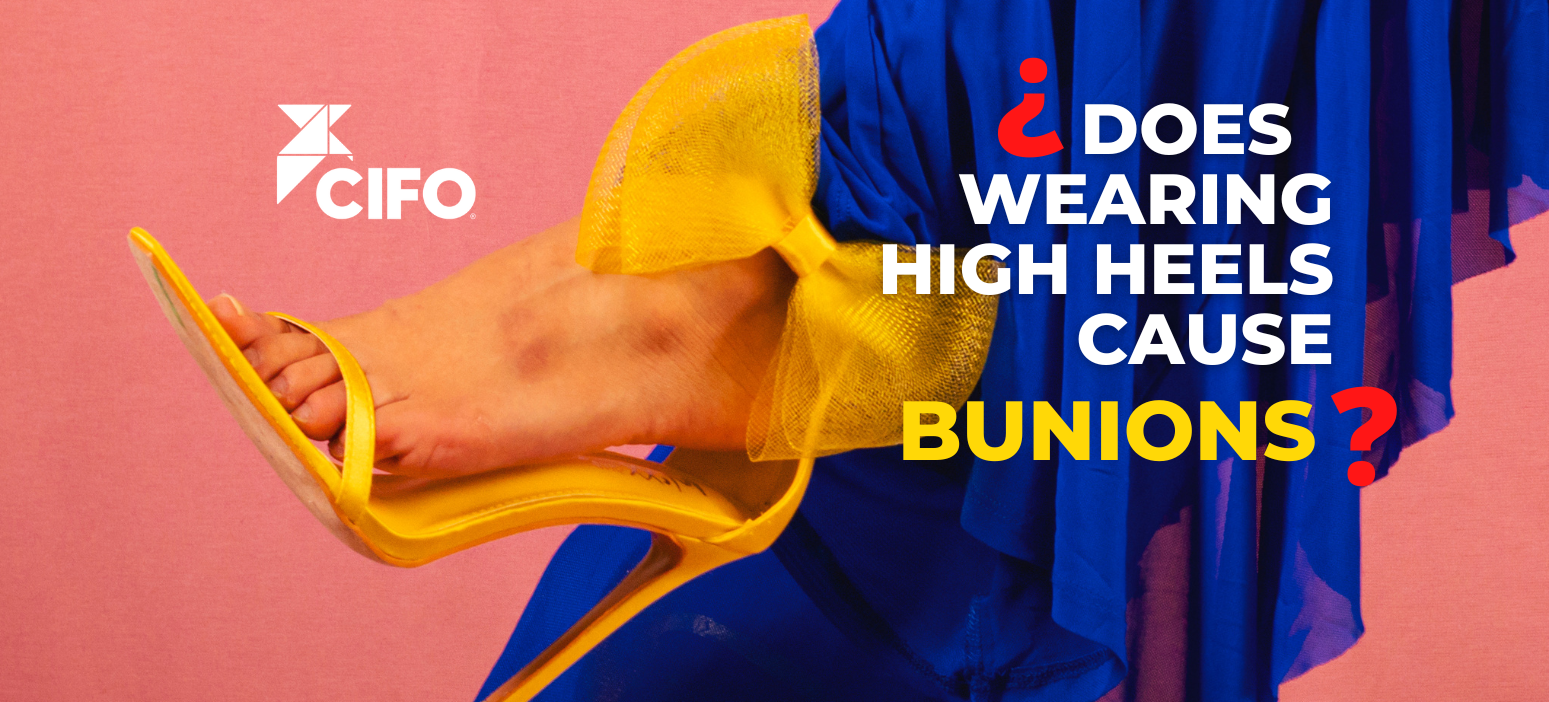 Does wearing high heels cause bunions?