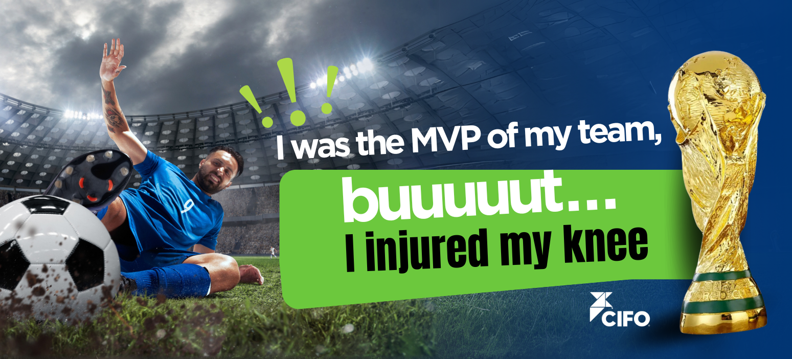 I Was the MVP of my team,but...I injured my knee
