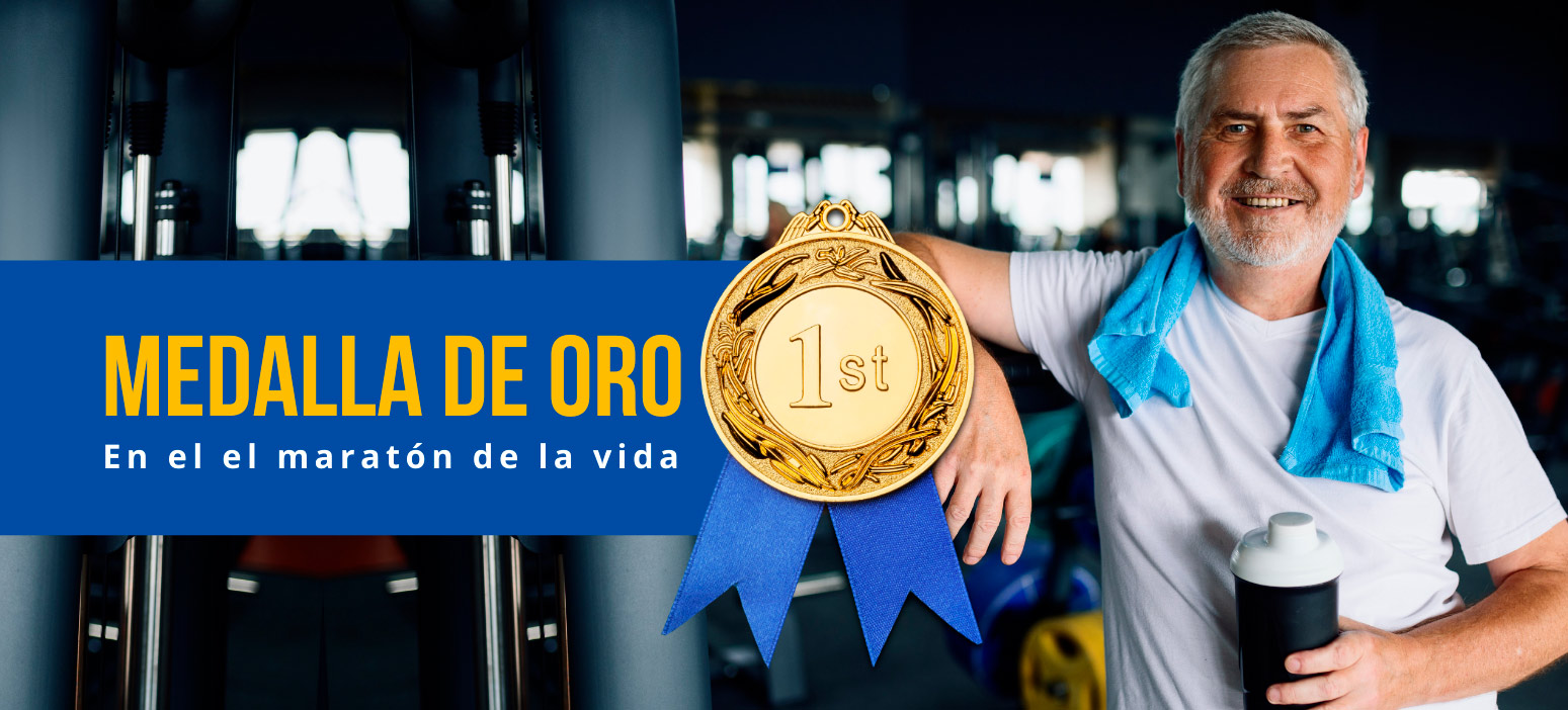 Medalla de oro en el maratón de la vida